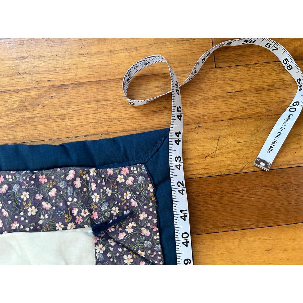Handmade Star Quilt Pink Blue 44x44 Vintage Granny Core Nursery XC Fast Shipping - Picture 3 of 6